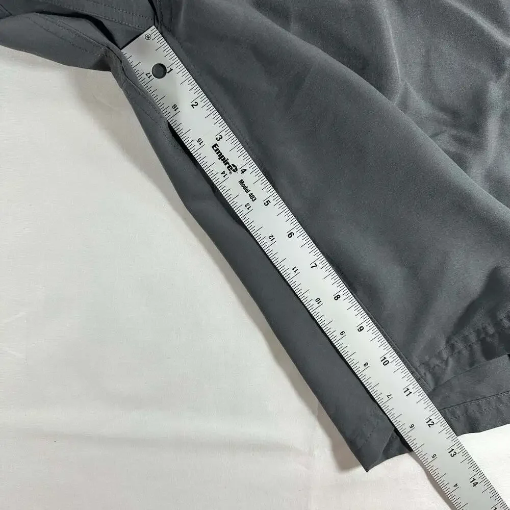 Oakley Men's Gray Performance Hybrid Walk Shorts Size 38